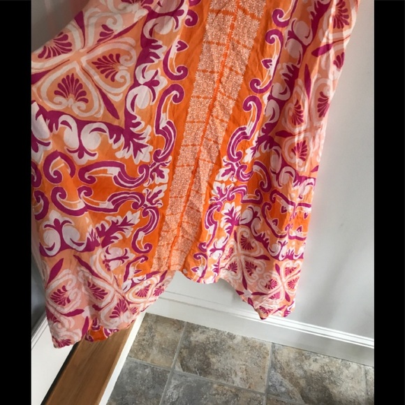 NWT Anthropologie Abstract MIDI Cover-Up dress XS or Large - Picture 10 of 13